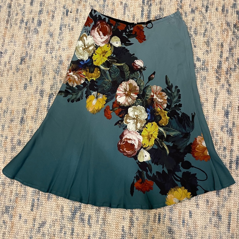 Kobi Halperin Floral Slip Skirt